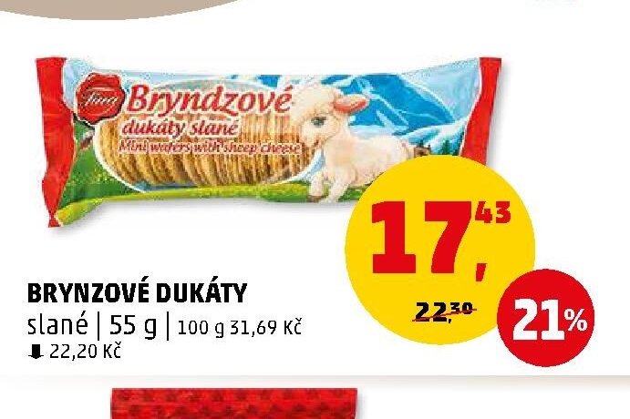 Bryndzové dukáty slané - Penny Market aktualniletaky.eu