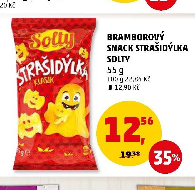 Bramborový snack Strašidýlka Solty - Penny Market aktualniletaky.eu