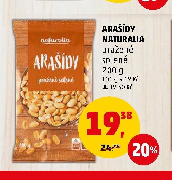 Arašídy Naturalia pražené solené - Penny Market aktualniletaky.eu