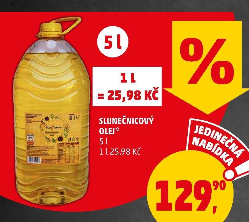 Slunečnicový olej 5 l - Penny Market aktualniletaky.eu