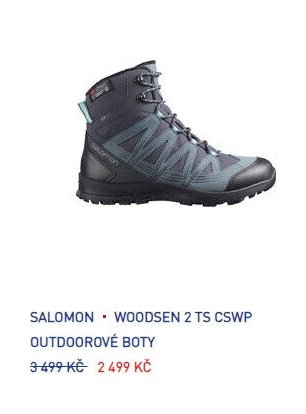 SALOMON WOODSEN 2 TS CSWP OUTDOOROVÉ BOTY