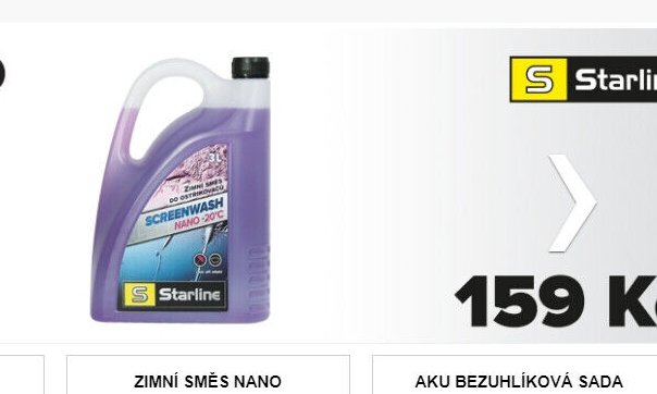 Zimní směs do ostřikovačů Nano (-20 °C) 3 l