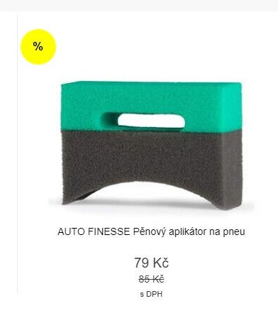 Auto Finesse Pěnový aplikátor na pneu