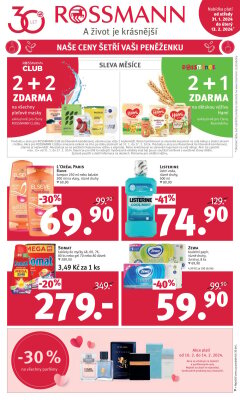 aktuální leták ROSSMANN drogerie 31.1.2024-13.2.2024