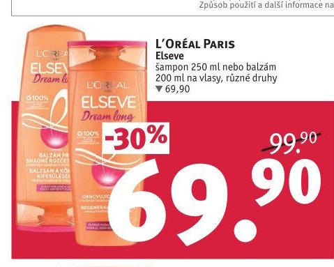 L'ORÉAL Paris Elseve šampon nebo balzám