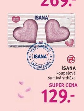 ISANA koupelová šumivá srdíčka
