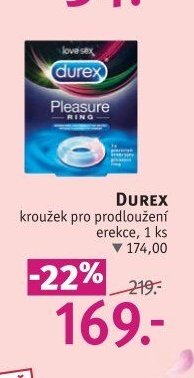 DUREX kroužek pro prodloužení erekce, 1 ks