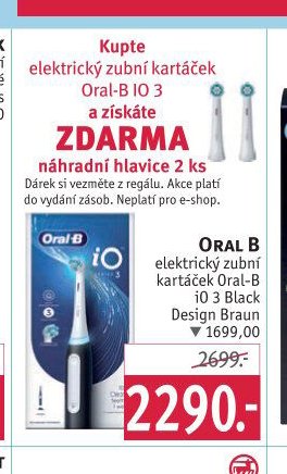 ORAL B elektrický zubní kartáček