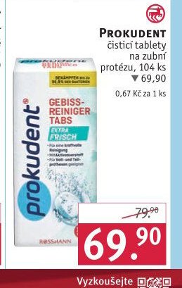 PROKUDENT čistící tablety na zubní protézu