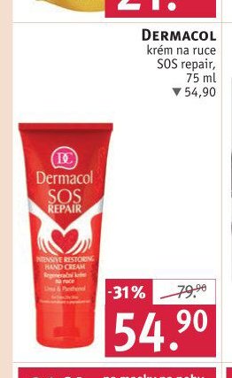 Dermacol krém na ruce SOS repair, 75 ml