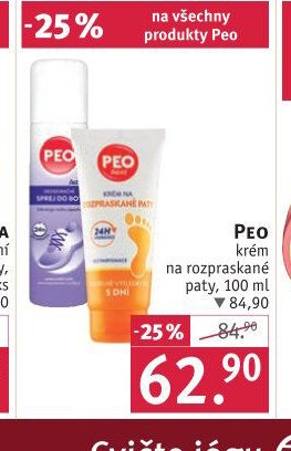 Peo krém na rozpraskané paty, 100 ml