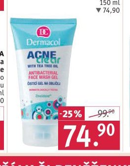 DERMACOL Acneclear antibakteriální mycí gel, 150 ml