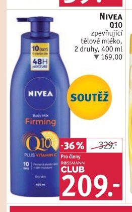 Nivea Q10 tělové mléko