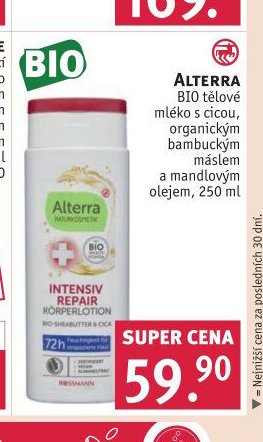 Alterra BIO tělové mléko