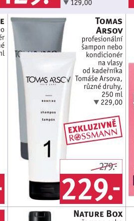 TOMAS ARSOV šampon nebo kondicionér