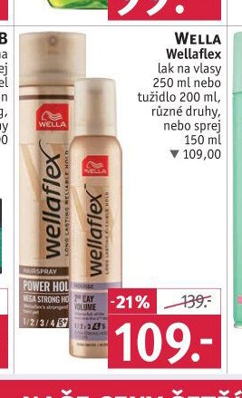 WELLA Wellaflex lak na vlasy nebo tužidlo