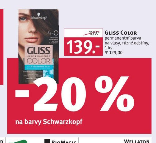 Gliss Color permanentní barva na vlasy