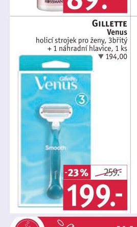 Gillette Venus holicí strojek pro ženy