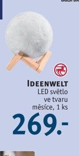 Ideenwelt LED světlo ve tvaru měsíce, 1 ks