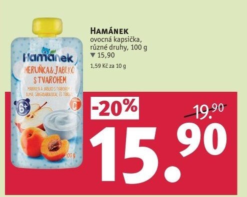 Hamánek ovocná kapsička