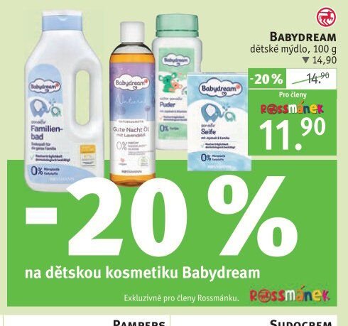 BABYDREAM dětská kosmetika