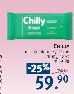 CHILLY intimní ubrousky