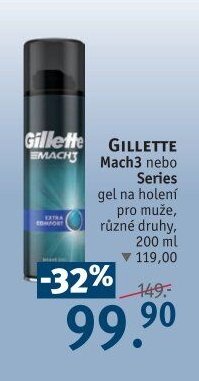GILLETTE Mach3 nebo Series gel na holení
