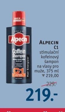ALPECIN C1 stimulační kofeinový šampon