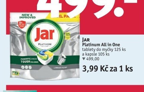 JAR Platinum All in One tablety do myčky