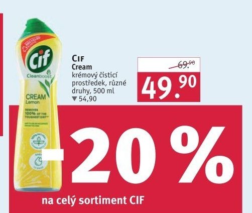 CIF Cream krémový čistič