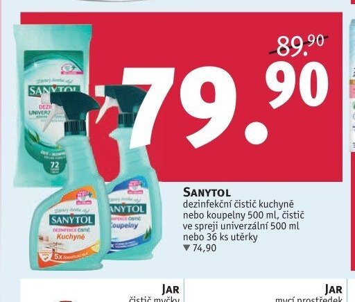 SANYTOL dezinfekční čistič