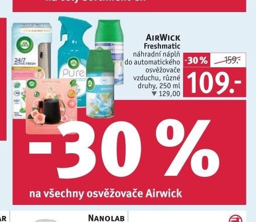 AIRWICK Freshmatic náhradní náplň