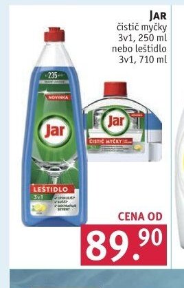 JAR čistič myčky / leštidlo