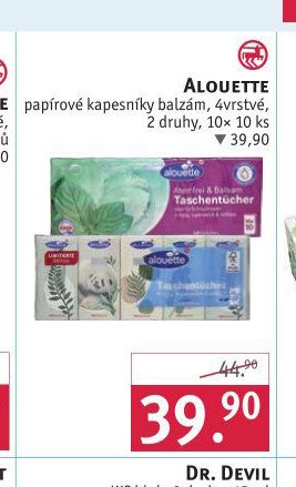 Alouette papírové kapesníky