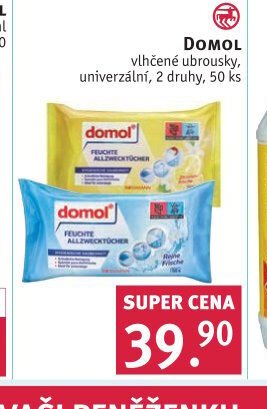 Domol vlhčené ubrousky