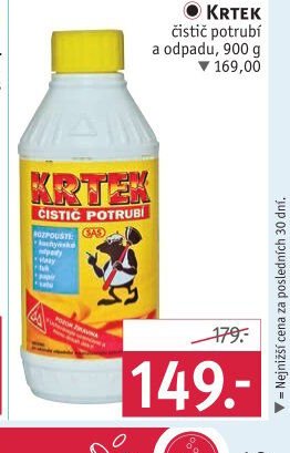Krtek čistič potrubí