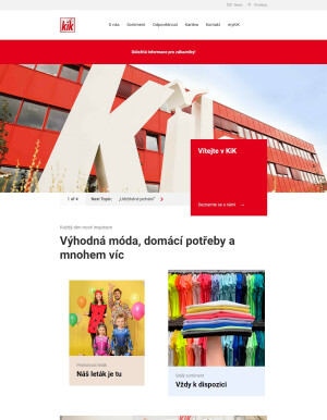 aktuální leták Kik textil 31.1.2024-6.2.2024