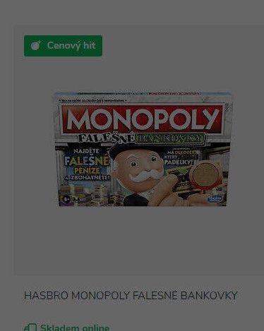 HASBRO MONOPOLY FALEŠNÉ BANKOVKY - Pompo aktualniletaky.eu