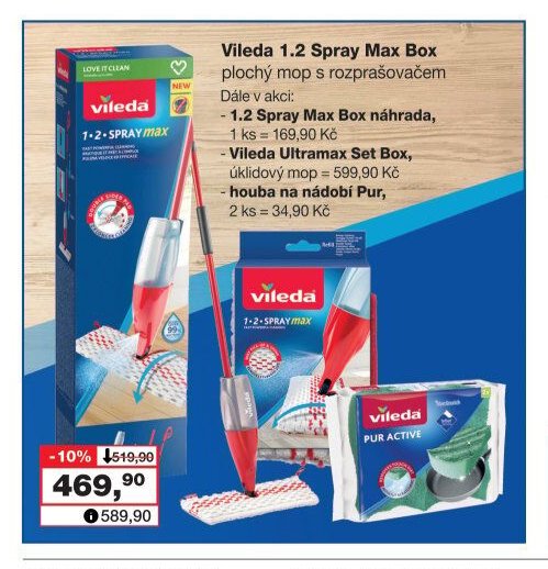 Vileda 1.2 Spray Max Box