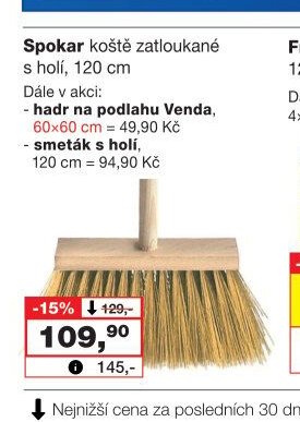 Spokar koště zatloukané - Barvy a laky drogerie aktualniletaky.eu