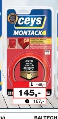 Ceys Montack Express oboustranná montážní páska - Barvy a laky drogerie aktualniletaky.eu