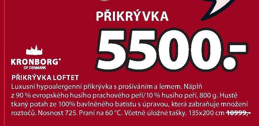 PŘIKRÝVKA LOFTET - Jysk aktualniletaky.eu