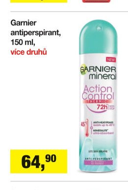 Garnier antiperspirant, 150 ml, více druhů