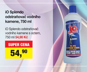 iO Splendo odstraňovač vodního kamene, 750 ml