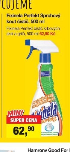 Fixinela Perfekt Sprchový kout čistič, 500 ml
