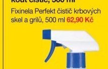 Fixinela Perfekt čistič krbových skel a grilů, 500 ml
