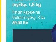 Finish kapsle na čištění myčky, 3 ks