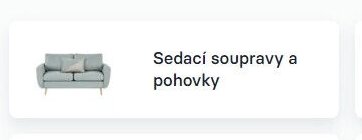 Sedací soupravy a pohovky