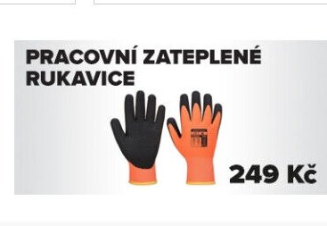 PRACOVNÍ ZATEPLENÉ RUKAVICE