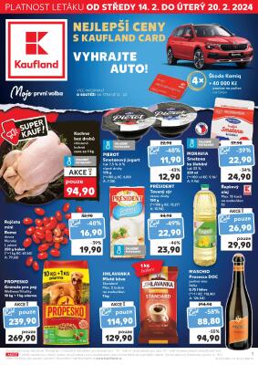 Kaufland leták - Nejlepší ceny s Kauflandcard strana 1
